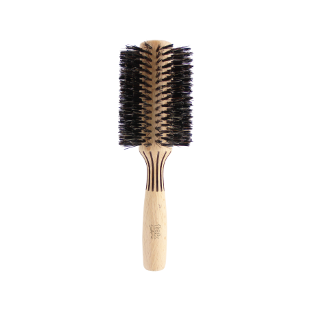 Round Brush with Reinforced Boar Hair Bristles - 70mm