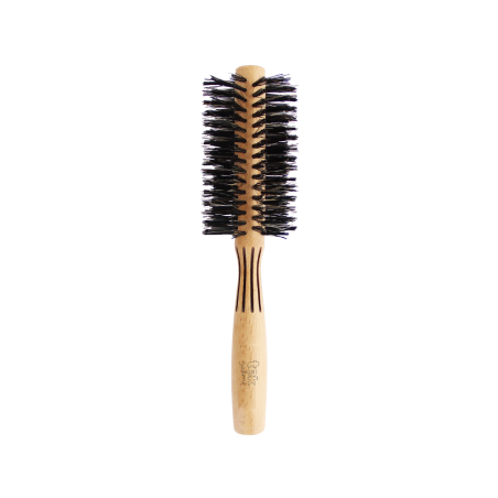 Round Brush with Reinforced Boar Hair Bristles - 55mm