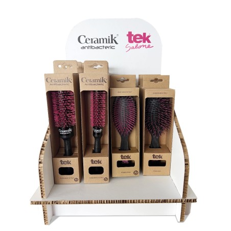 Counter Display with Tek Professional Brushes - 24 Pieces