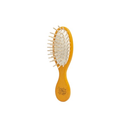 Small Oval Orange Brush
