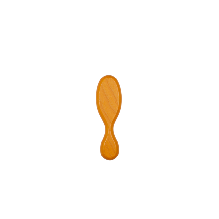 Small Oval Orange Brush
