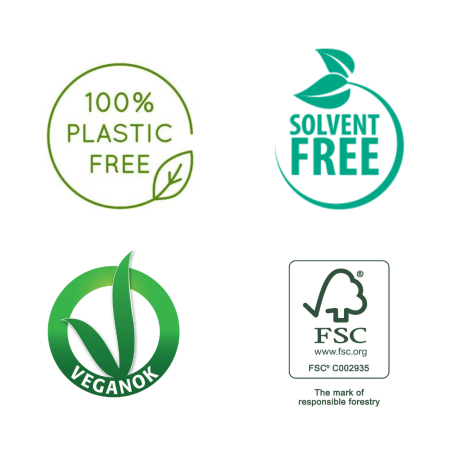 Purse kit: small oval lime brush and comb with cotton pouch