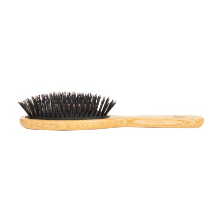Large Oval Brush with Ecological Boar Hair and Nylon Bristles
