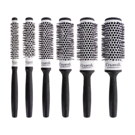 Thermal Brush Kit with Ceramic Roller and Antibacterial Bristles