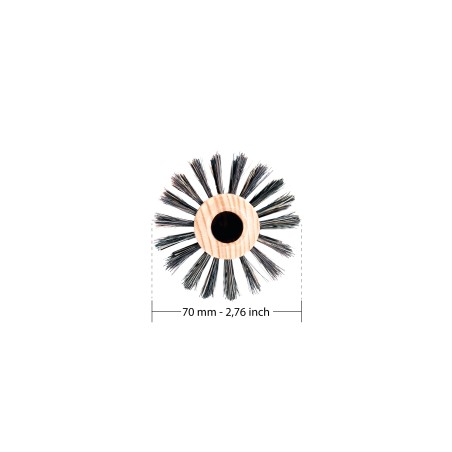 Round Brush with Eco-Bristles - 70mm