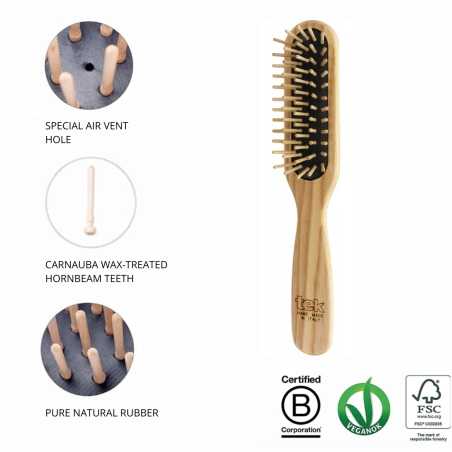 Rectangular Brush with Short Pins